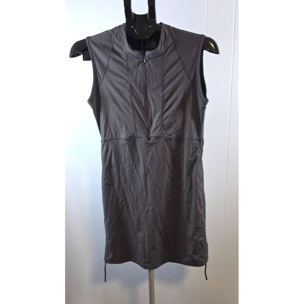 Athleta Gray Dress Zip Front Tennis Sports Athletic Size Medium M